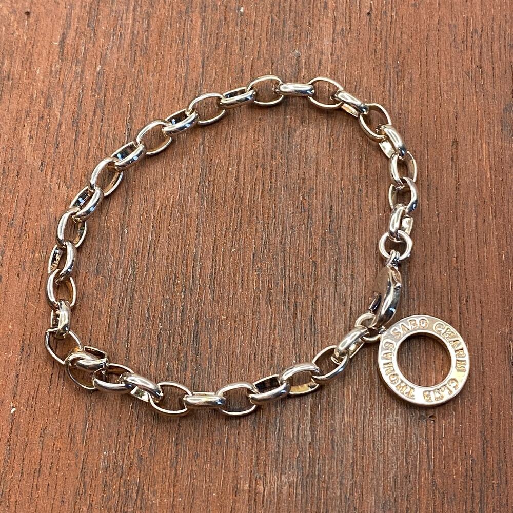 Thomas Sabo Charm Club 925 Sterling Silver Classic Large 8" Bracelet